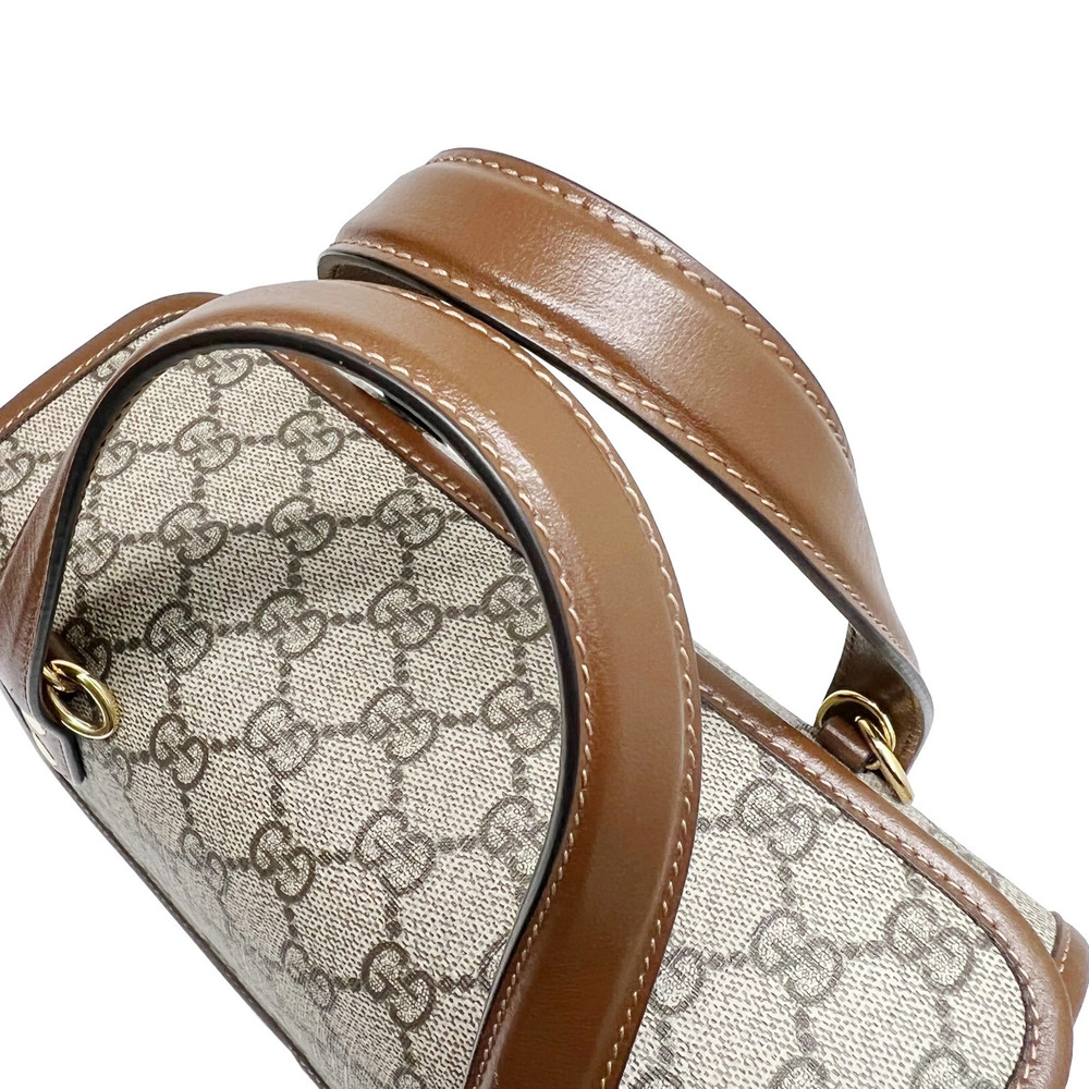 Gucci Horsebit 1955 Top Handle Bag GG Supreme canvas - Picture 4 of 11